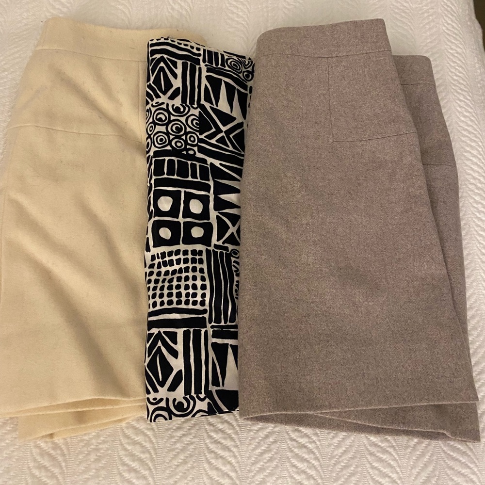 Bundle of 3 J.CREW Mini Women’s skirts, size 2,